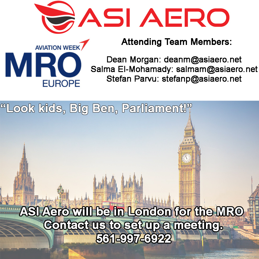 MRO Europe 2019 Aeronautical Support International LLC